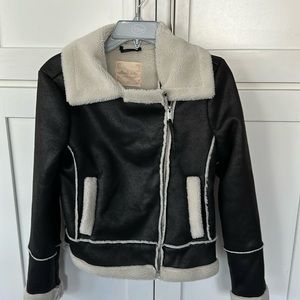 Altard State XS Sherpa leather jacket